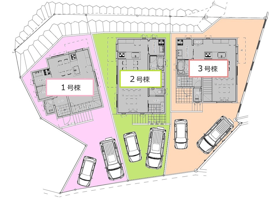 宜野湾市嘉数 新築分譲住宅全3棟申込状況最終更新日:2025.10.30