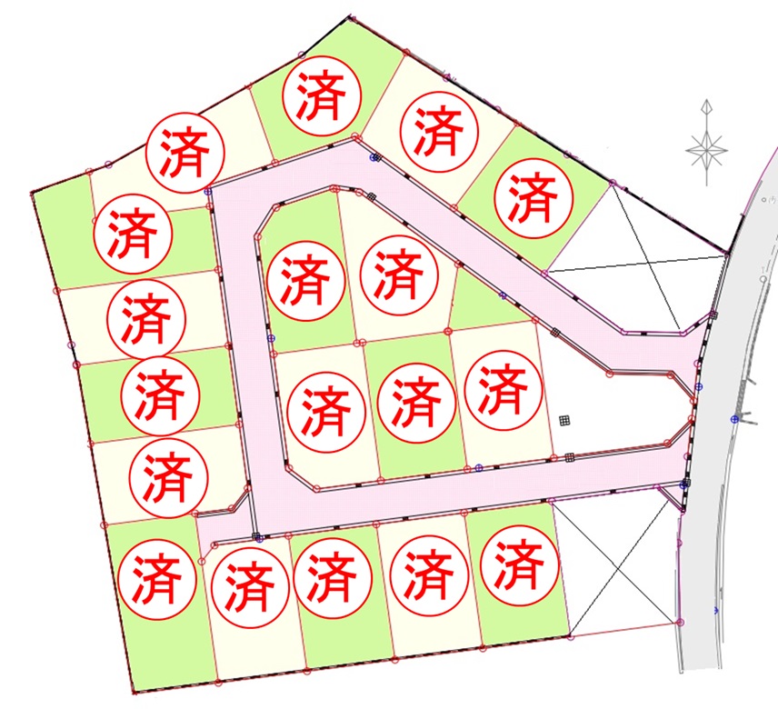 八重瀬町新城 新築分譲住宅 申込状況2025/01/15